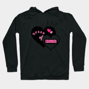 Queen of excuses humoristique Hoodie